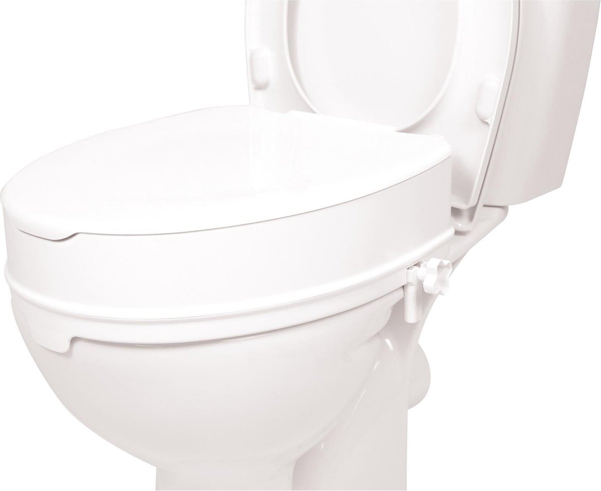 Réhausse WC avec couvercle plastique Godonnier blanc 10 cm