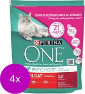 Purina One Sterilcat - Nourriture pour Nourriture pour chat - 4 x Céréales de boeuf 800 g