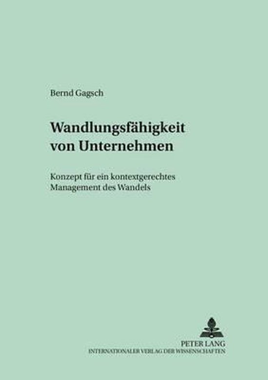 Wandlungsfähigkeit von Unternehmen - cover