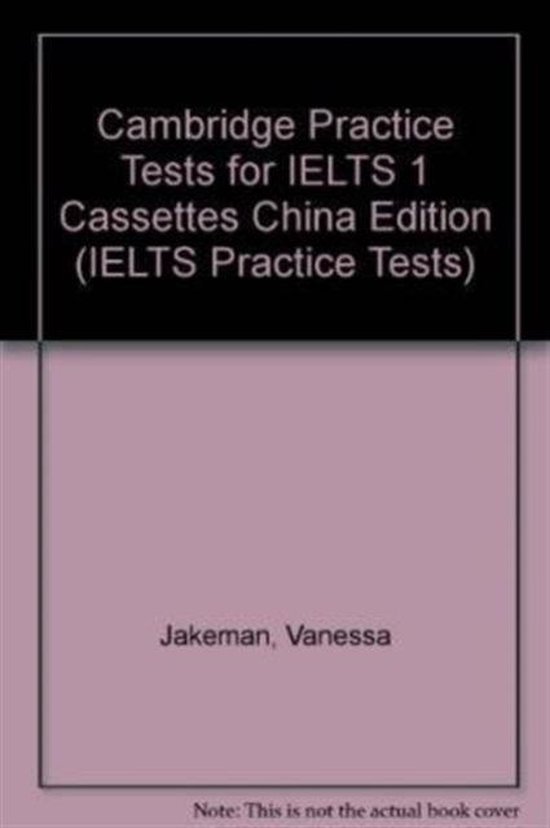 Cambridge Practice Tests for IELTS 1 Cassettes China Edition, Vanessa ...