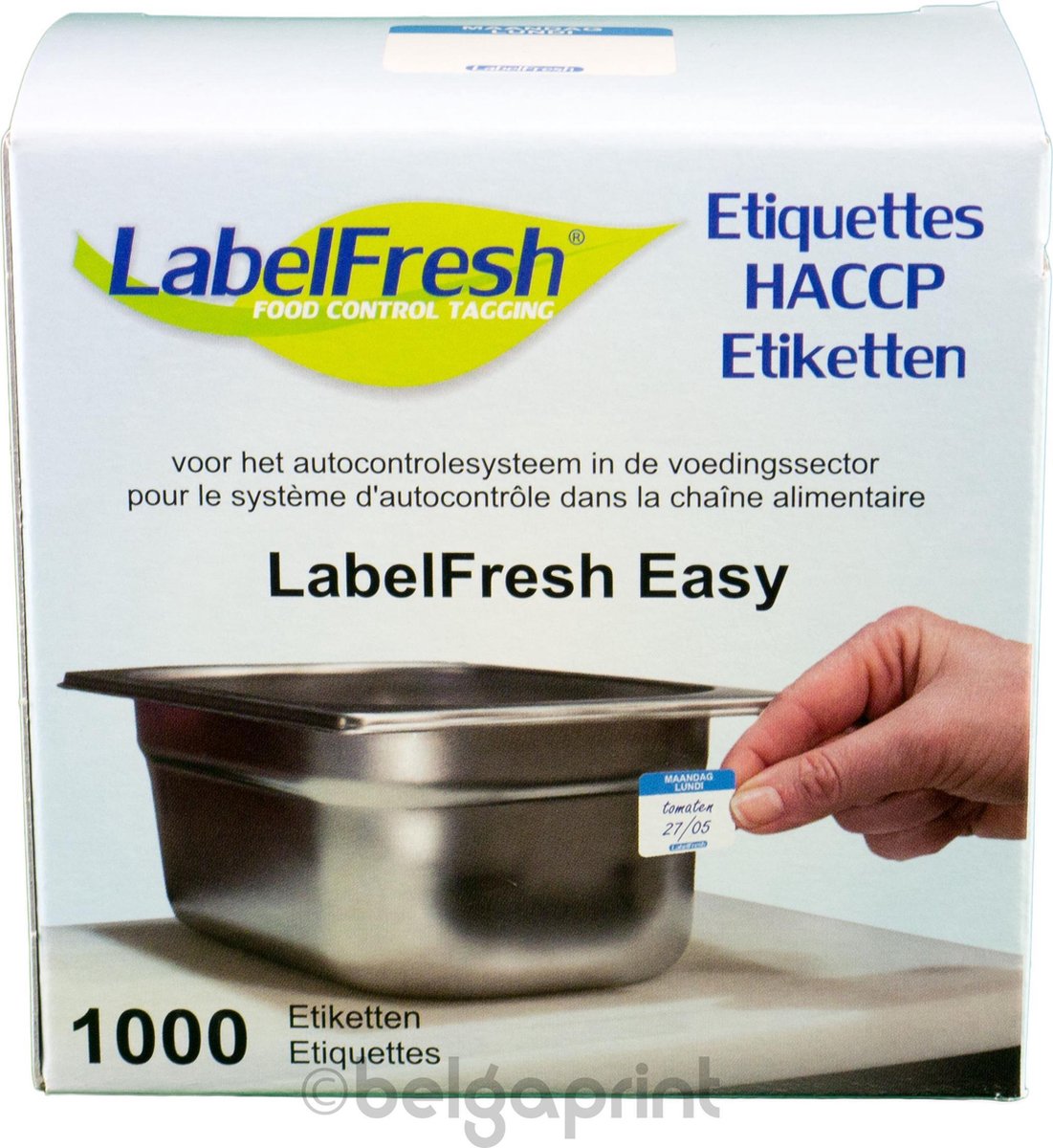 1000 LabelFresh Easy - 30x25 mm - maandag-lundi - HACCP etiketten / stickers