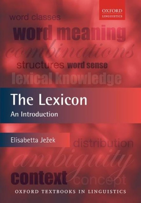Lexicon An Introduction - cover