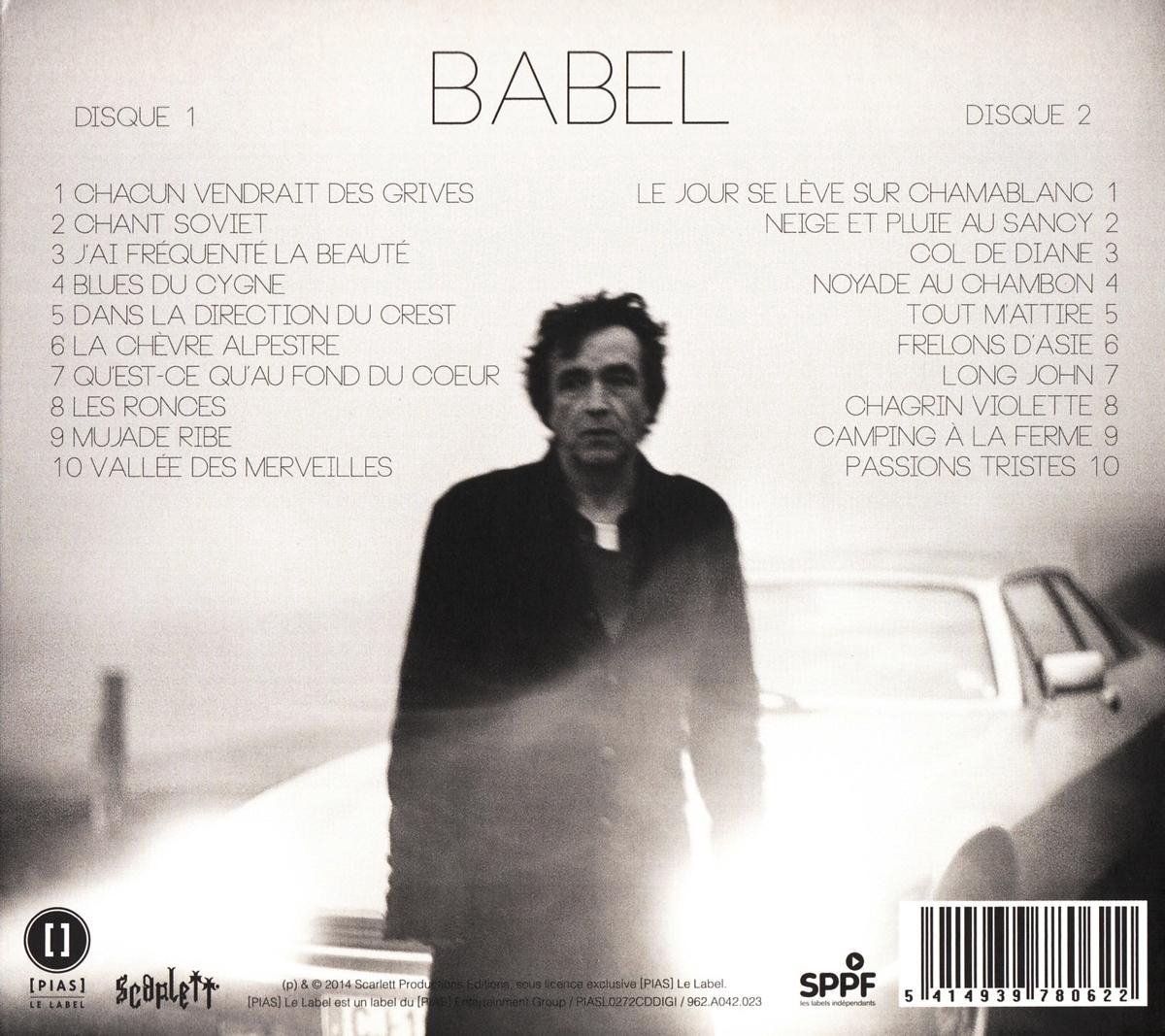 JeanLouis Murat Babel (CD), Murat & the Delanbo CD (album) Muziek JeanLouis Murat Babel (CD), Murat & the Delanbo CD (album) Muziek