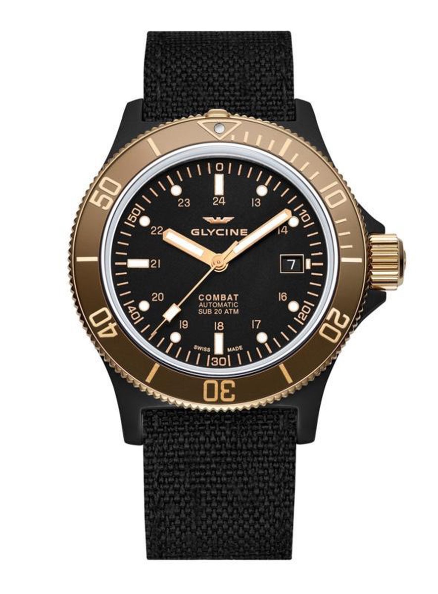 Glycine Combat Sub "Golden Eye" 42 mm Automatic GL0093
