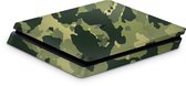 Playstation 4 Slim Console Skin Camouflage Groen-PS4 Slim Sticker