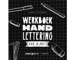 Omslag van Werkboek handlettering doe je zo!