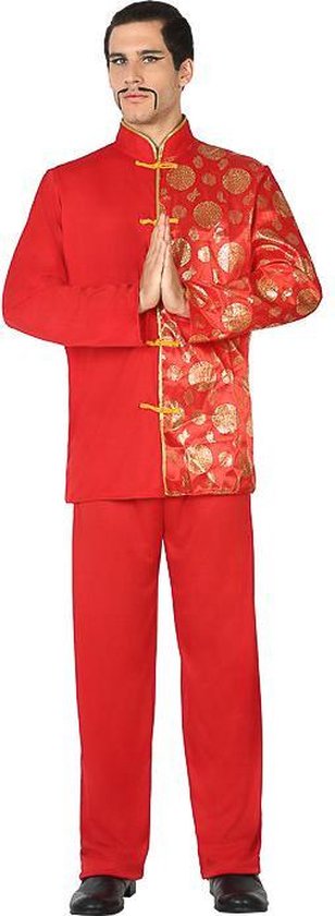 Verkleedkleding voor volwassenen - Chinese Man Rood | bol.com