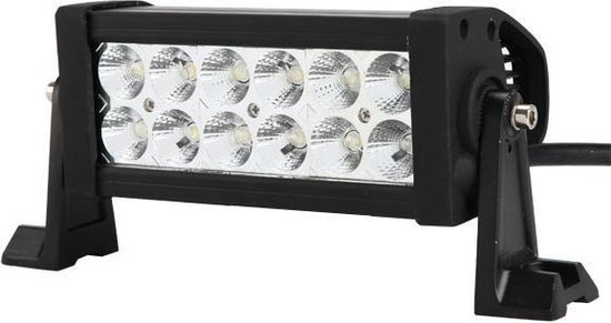 Wrijven restjes automaat LED bar - 36W - 20cm - 4x4 offroad - 12 LED - WIT 6000K | bol.com