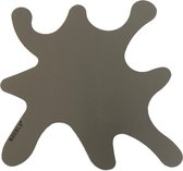 NOOBLU Deco onderlegger SPLASH - Lead grey - 30 x 30 cm