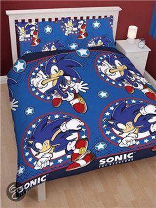 Sonic The Hedgehog Dekbedovertrek En Kussensloop Set - Eenpersoons - Kinderen & Tieners