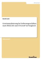 Gewinnrealisierung bei Softwaregeschaften nach HGB, IAS und US-GAAP im Vergleich