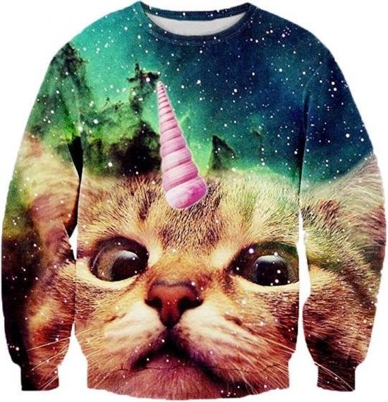 Pull chat licorne chat taille M
