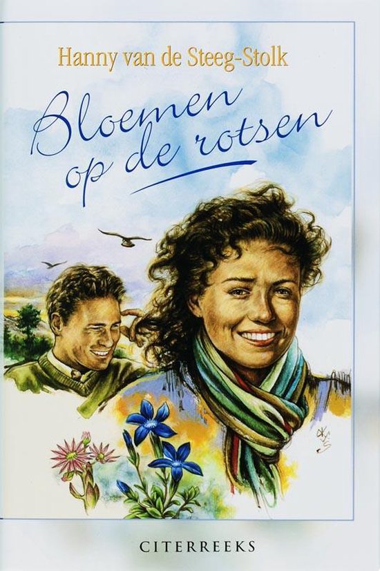 Cover van het boek 'Bloemen op de rotsen' van Hanny van de Steeg-Stolk
