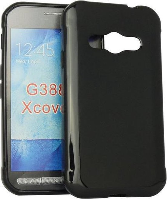 Samenpersen Glad telescoop Samsung Galaxy Xcover 3 Silicone Case s-style hoesje Zwart | bol.com