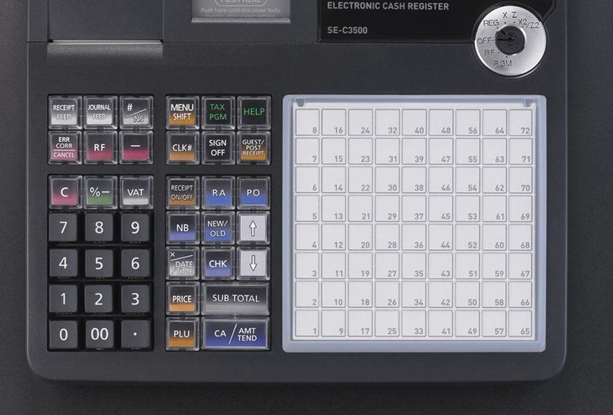Casio SE-C450 - caisse enregistreuse - 3000 PLU - Tiroir : 8