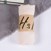 Luxe, Trendy Sjaal 135X55 cm Beige 2 - Scarf - Omslagdoek