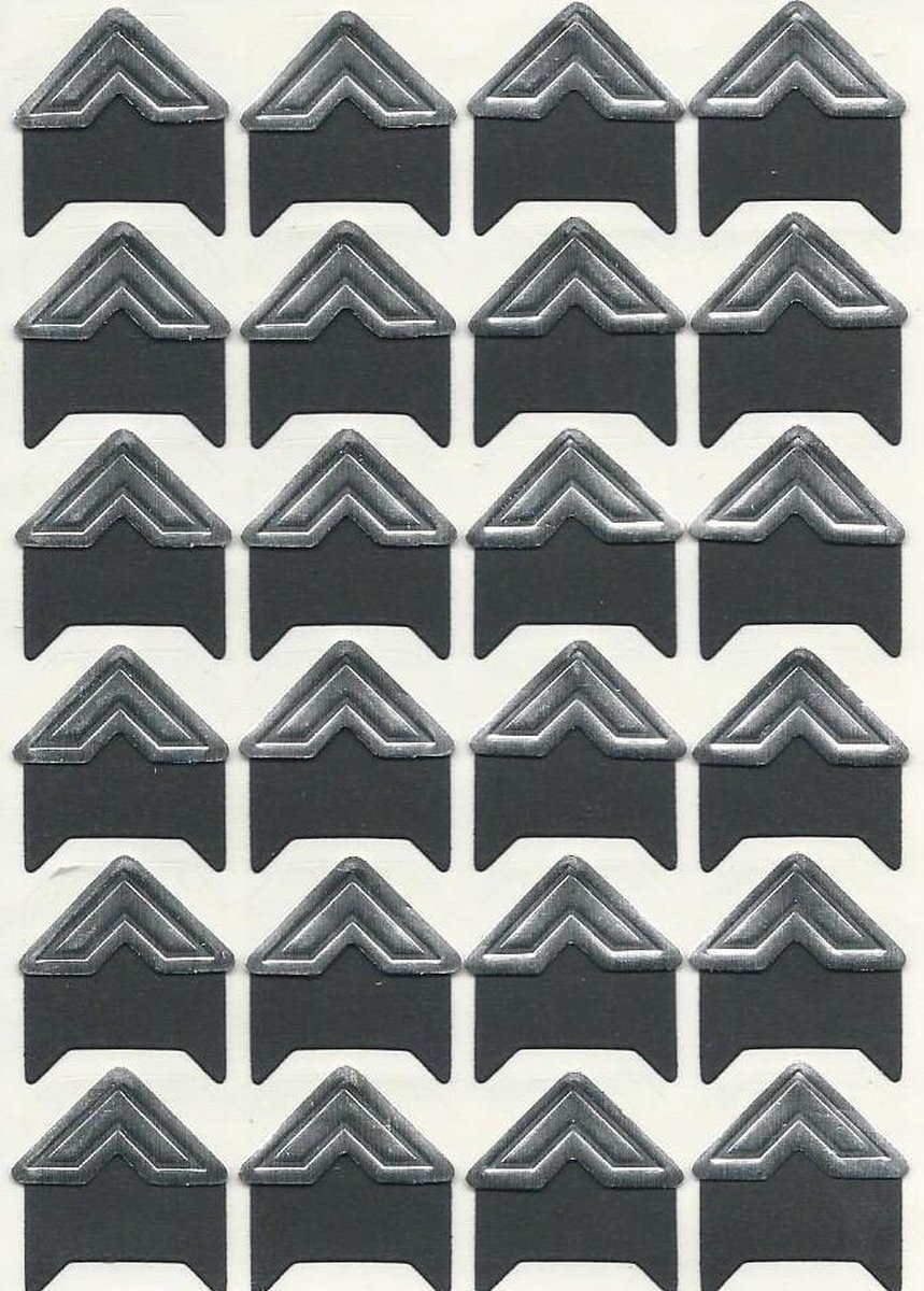 Fotohoekjes Zilver 144 stuks Fotoplakkers