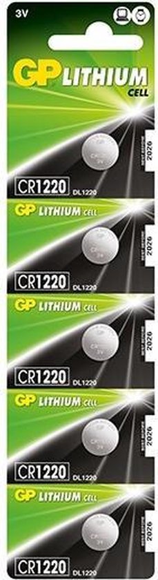 GP Batteries Lithium Cell CR1220 Batterie à usage unique 3 V