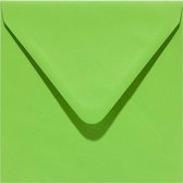 Papicolor Envelop vierkant 14 centimeter lentegroen 105gr-CV 6 stuks  - 140x140 mm