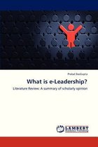 What Is E-Leadership?