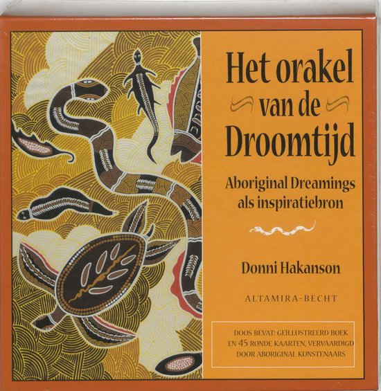 Cover van het boek 'Orakel van de droomtijd + Kaarten' van Donni Hakanson