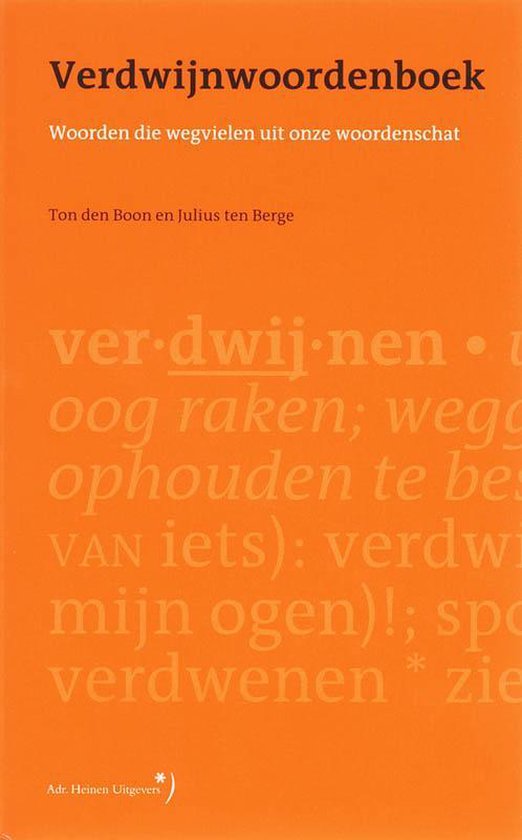 Verdwijnwoordenboek - Ton den Boon | Northernlights300.org
