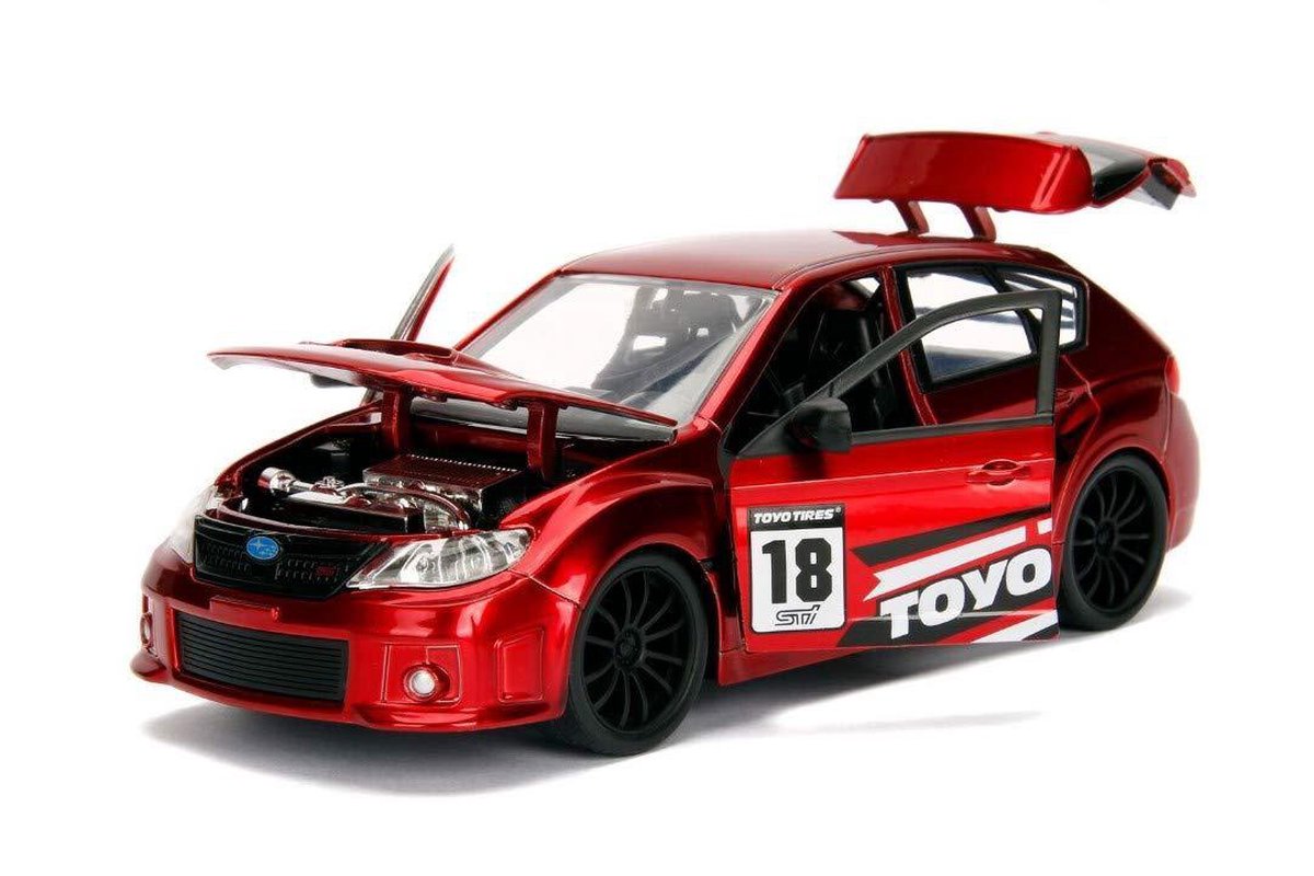 JDM Tuners Subaru Impreza WRX STI 2012 1:24 rood | bol