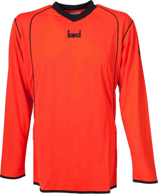 KWD Sportshirt Victoria - Voetbalshirt - Kinderen - Maat 140 - Oranje/Zwart