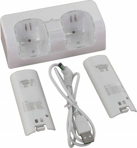 Nintendo Wii & WiiU Oplaadstation Controller Dock Charger Station USB