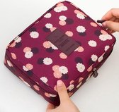 Purple Travel Toiletbag - Reis Toilet Bag Make Up Organizer - Cosmetica Etui Tasje