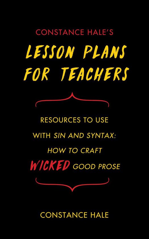 Constance Hale's Lesson Plans for Teachers - cover