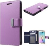 Mercury Rich Dairy wallet case hoesje Samsung Galaxy Edge Plus paars
