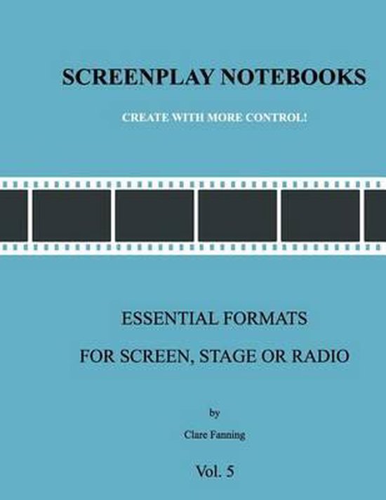 Screenplay Notebooks 9781484105887 Clare Fanning Boeken