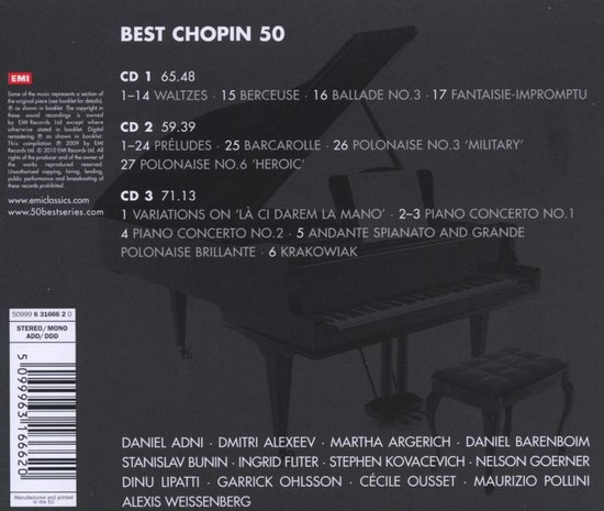 50 Best Chopin