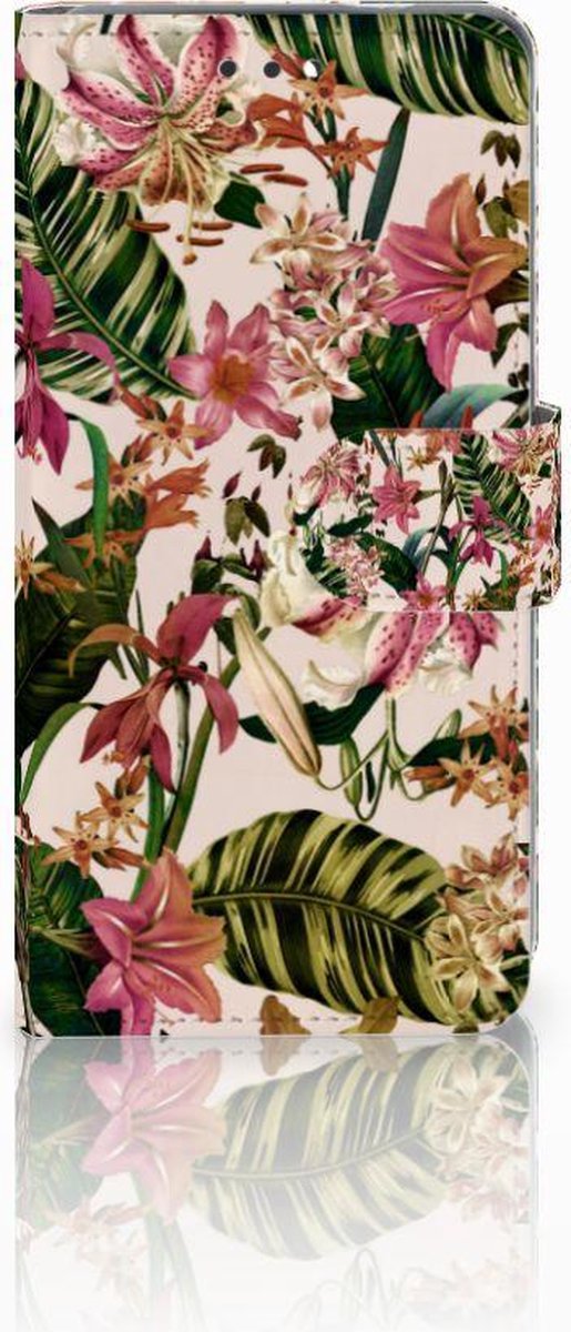 Nokia 3.1 (2018) Hoesje Flowers