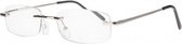 Icon Eyewear ECC001 Frank Leesbril +2.00 - Zilverkleurig metaal frame - montuurloos