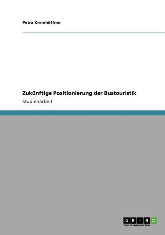 Zukünftige Positionierung der Bustouristik - cover