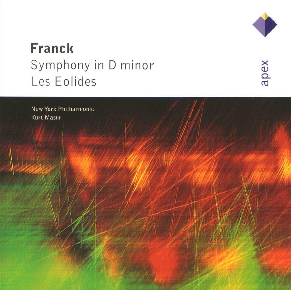 Afbeelding van product Warner Music  Franck: Symphony in D minor, Les Eolides / Masur, NYPO  - Ny Philh.Orch.