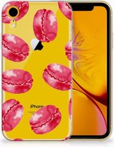 Geschikt voor iPhone XR Backcover Hoesje Pink Macarons