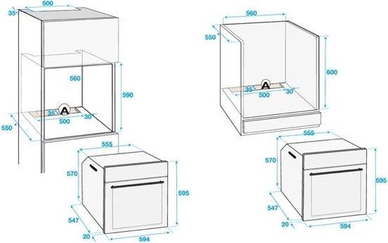 Beko OIE 22101 X oven Elektrische oven 77 l Roestvrijstaal A | bol.com
