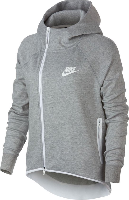 Hoge blootstelling architect streng Nike Sportswear Tech Fleece Full Zip Cape Dames Sporttrui - Maat L -  Vrouwen - grijs | bol.com