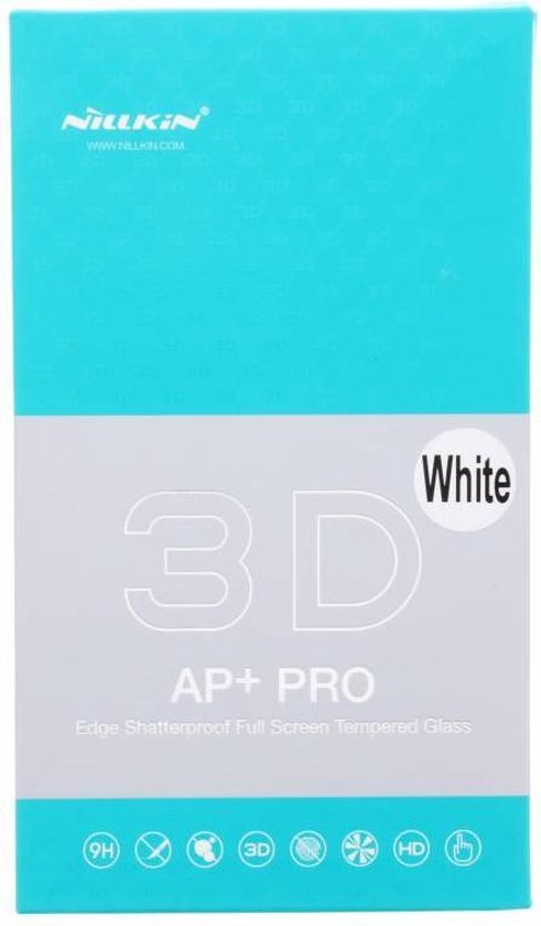 Nillkin 3D AP+ Pro Glass screenprotector iPhone 6(s) Plus - Wit