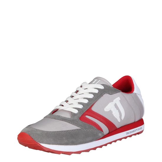 Trussardi Heren Sneakers Grijs | Maat 46 | bol.com