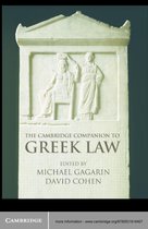 Cambridge Companions to the Ancient World -  The Cambridge Companion to Ancient Greek Law