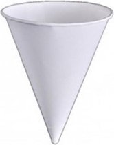 Papieren puntbekers, 4 oz - verpakking van 1000 bekers