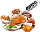 Multifunctionele Digitale Voedselthermometer - Keukenthermometer - BBQ Thermometer - Vleesthermometer - Vloeistofthermometer- Kern Thermometer -  Vlees Vis Voedsel - Inclusief batterij