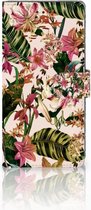 Samsung Galaxy Note 8 Bookcase hoesje Flowers