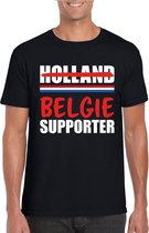 Zwart Belgie shirt voor teleurgestelde Holland supporters - Belgie supporter t-shirt XL