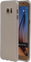 Samsung Galaxy S6 Edge Plus TPU Hoesje Transparant Wit