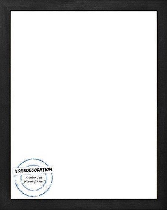 Homedecoration Misano - Cadre photo - Format photo - 66 x 74 cm - Grain de bois noir